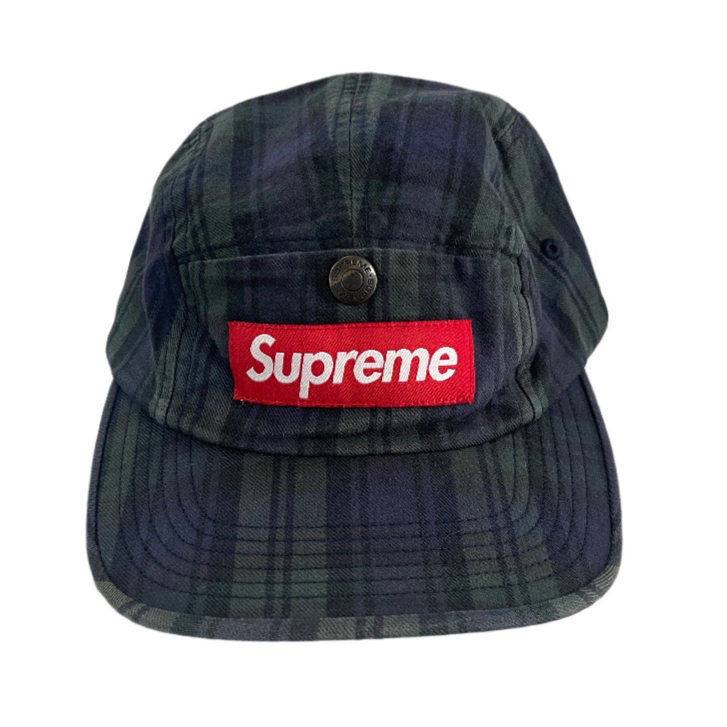 Supreme FW18 Flannel Camp Hat