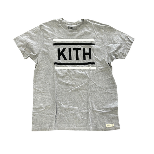Kith Grey Box Logo Tee