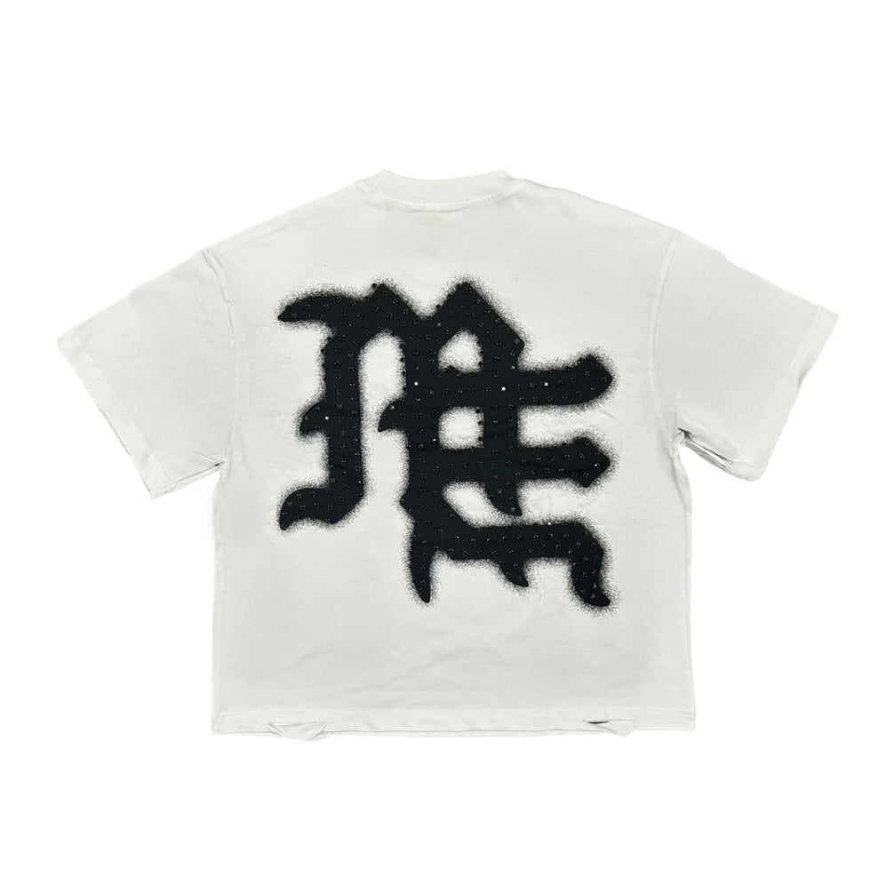 MIXED EMOTION NEVER DIE RHINESTONE END TEE