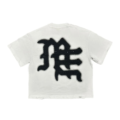 MIXED EMOTION NEVER DIE RHINESTONE END TEE