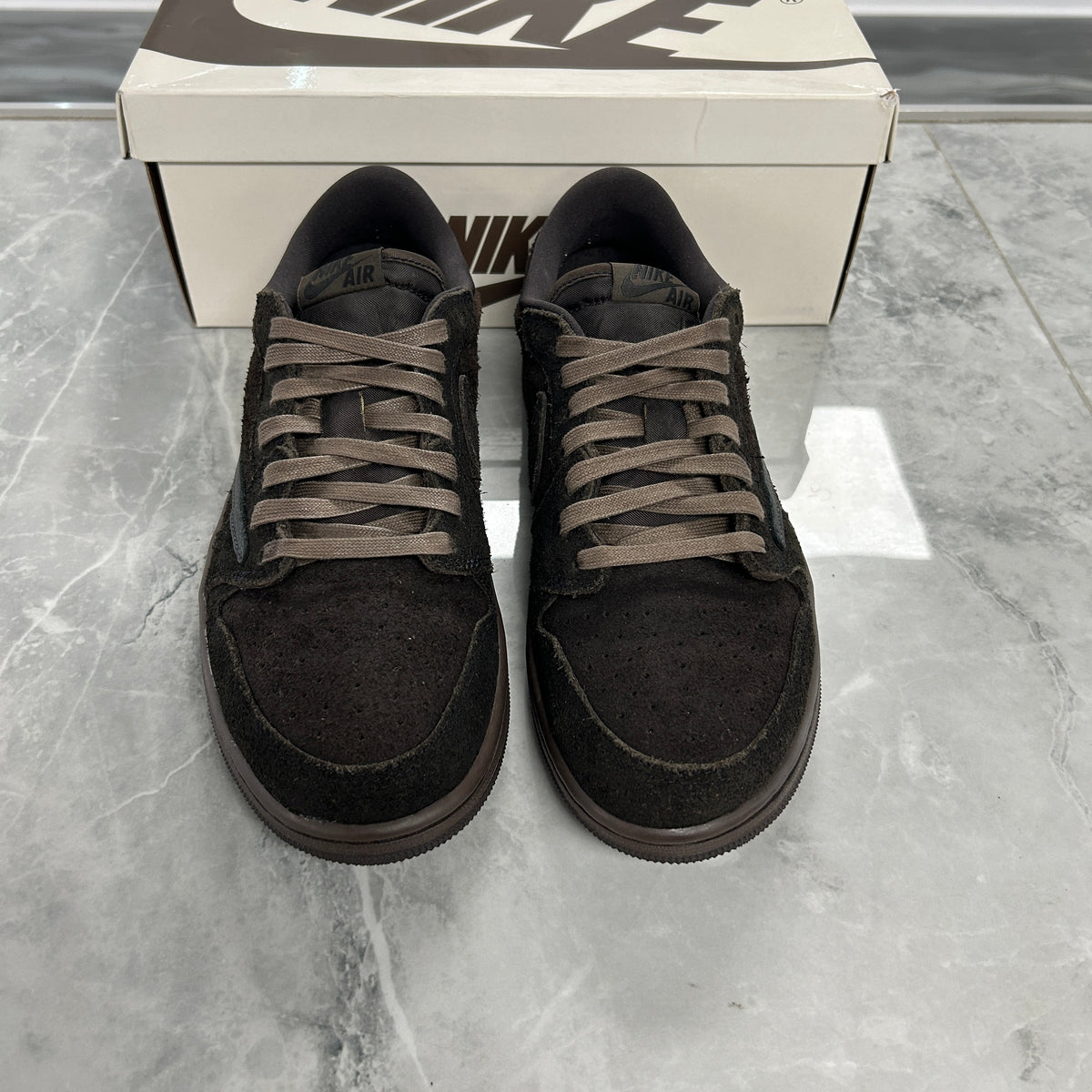 Jordan 1 Retro Low OG SP Travis Scott Velvet Brown (USED)