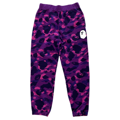 Bape Purple Camo Sweatpants