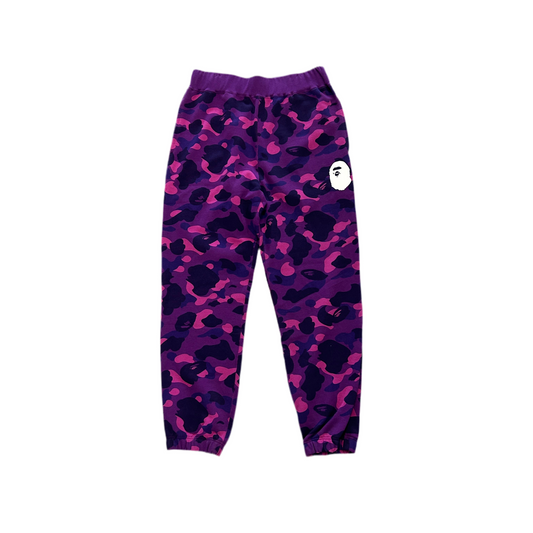 Bape Purple Camo Sweatpants