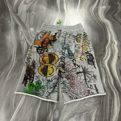 Vertabrae Detention Shorts Grey