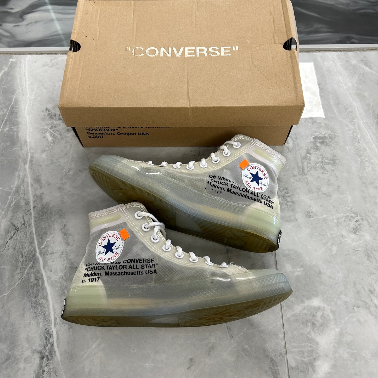 Converse Chuck Taylor All Star Vulcanized Hi Off-White (Used)