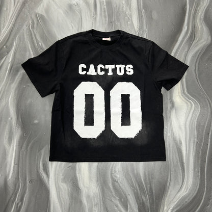 AZVA 00 TEE - VINTAGE BLACK