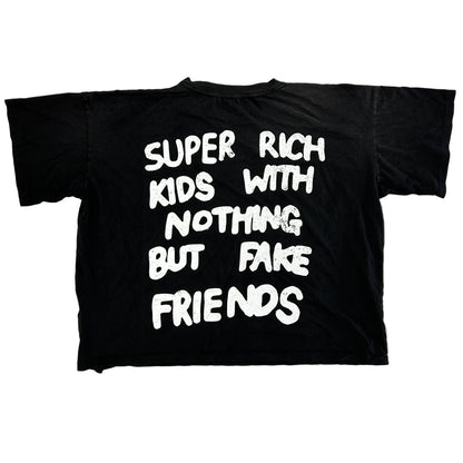 Halfway Point HWP graphic tee in washed black — view 2