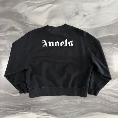 Moncler X Palm Angels Black Crewneck Sweatshirt