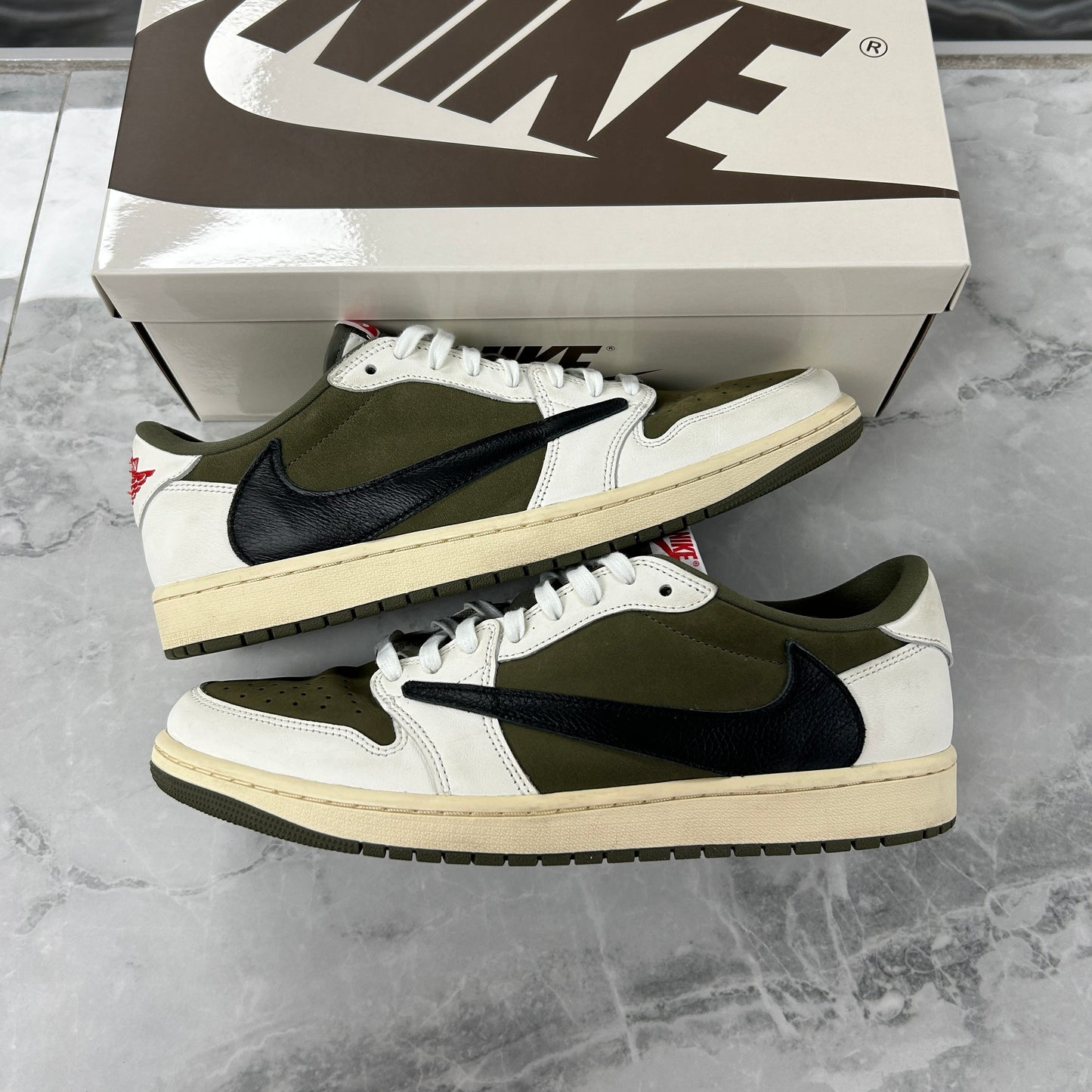 Jordan 1 Retro Low OG SP Travis Scott Medium Olive (USED)