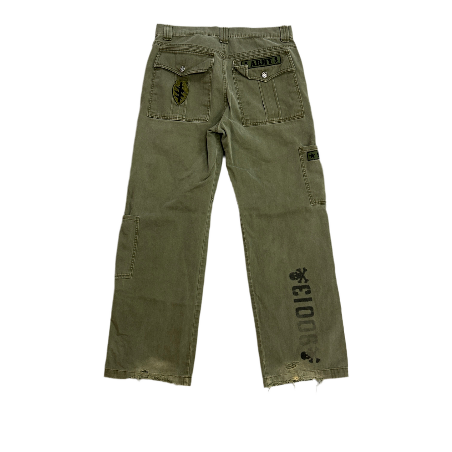 Serious Army Green Cargo Pants