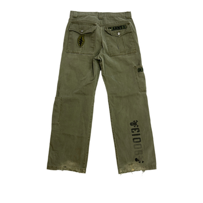 Serious Army Green Cargo Pants