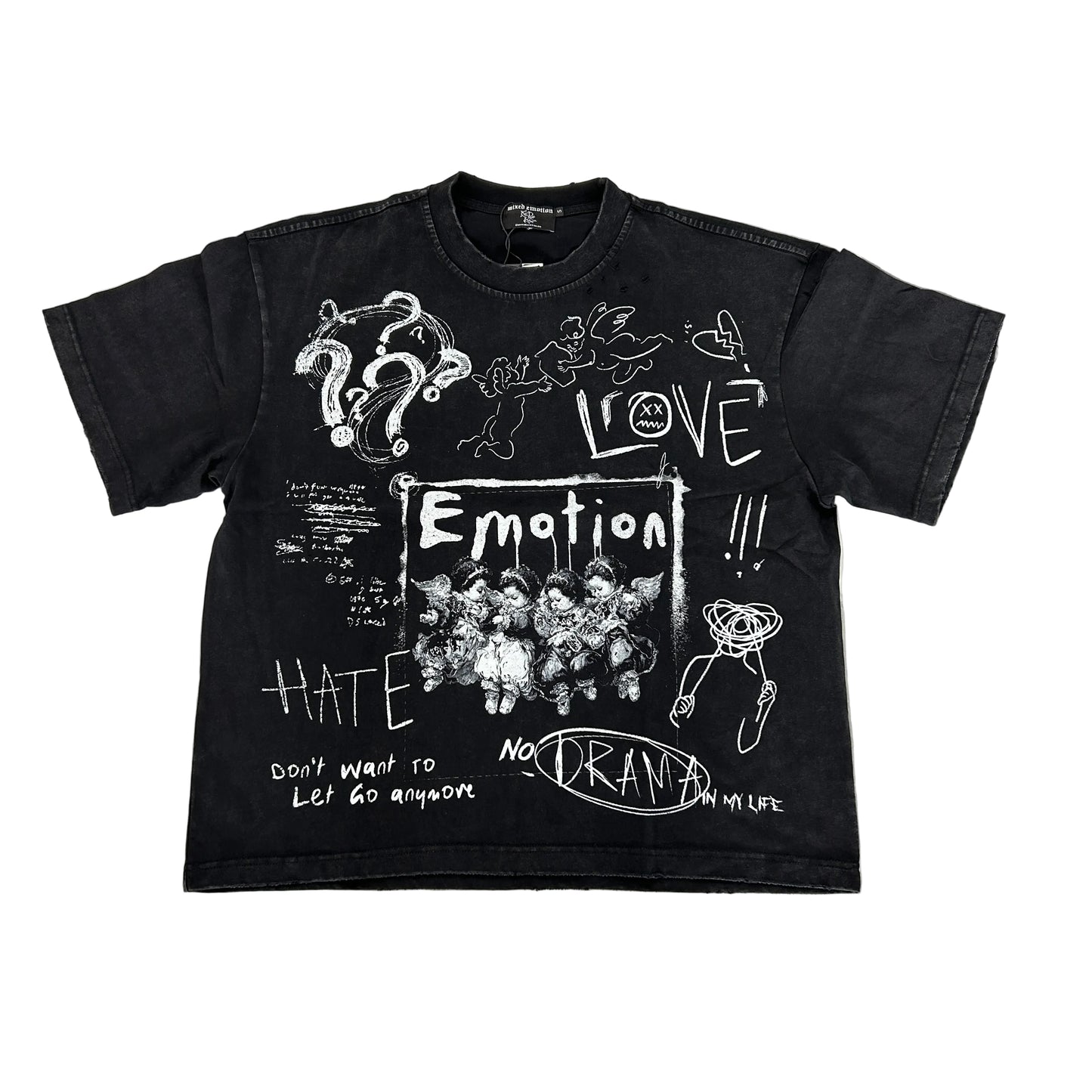 Mixed Emotion Black Chaos Tee
