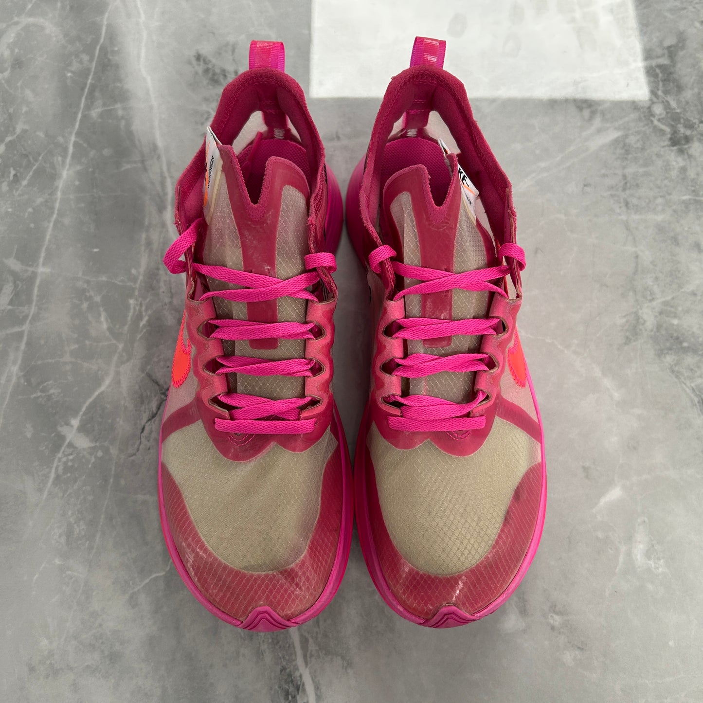 OffWhite Nike Zoom Fly SP Tulip Pink (USED)