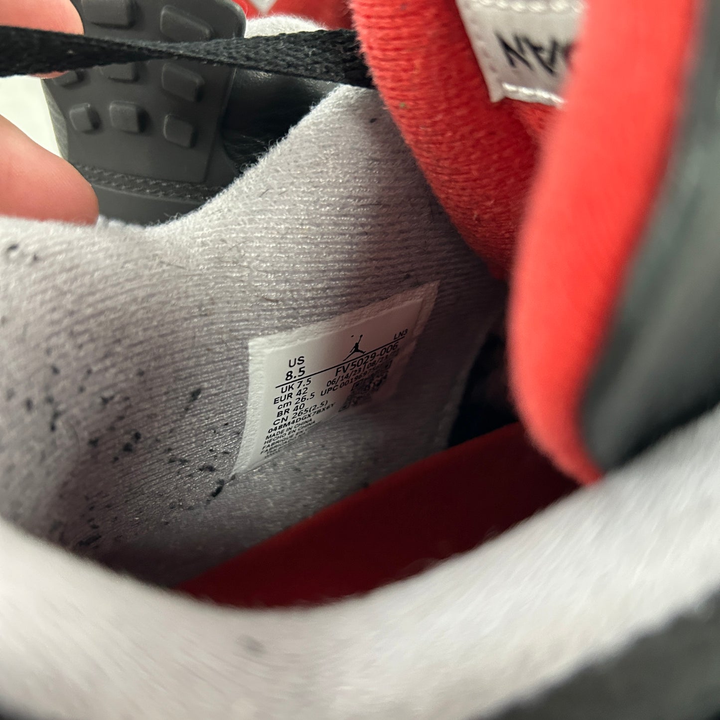 Jordan 4 Retro Bred Reimagined (USED)