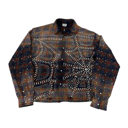 Vale Forever Purple Fever Flannel Blue/Orange
