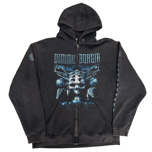 Dimmu Borgir Vintage Metal Band Zip Up Hoodie