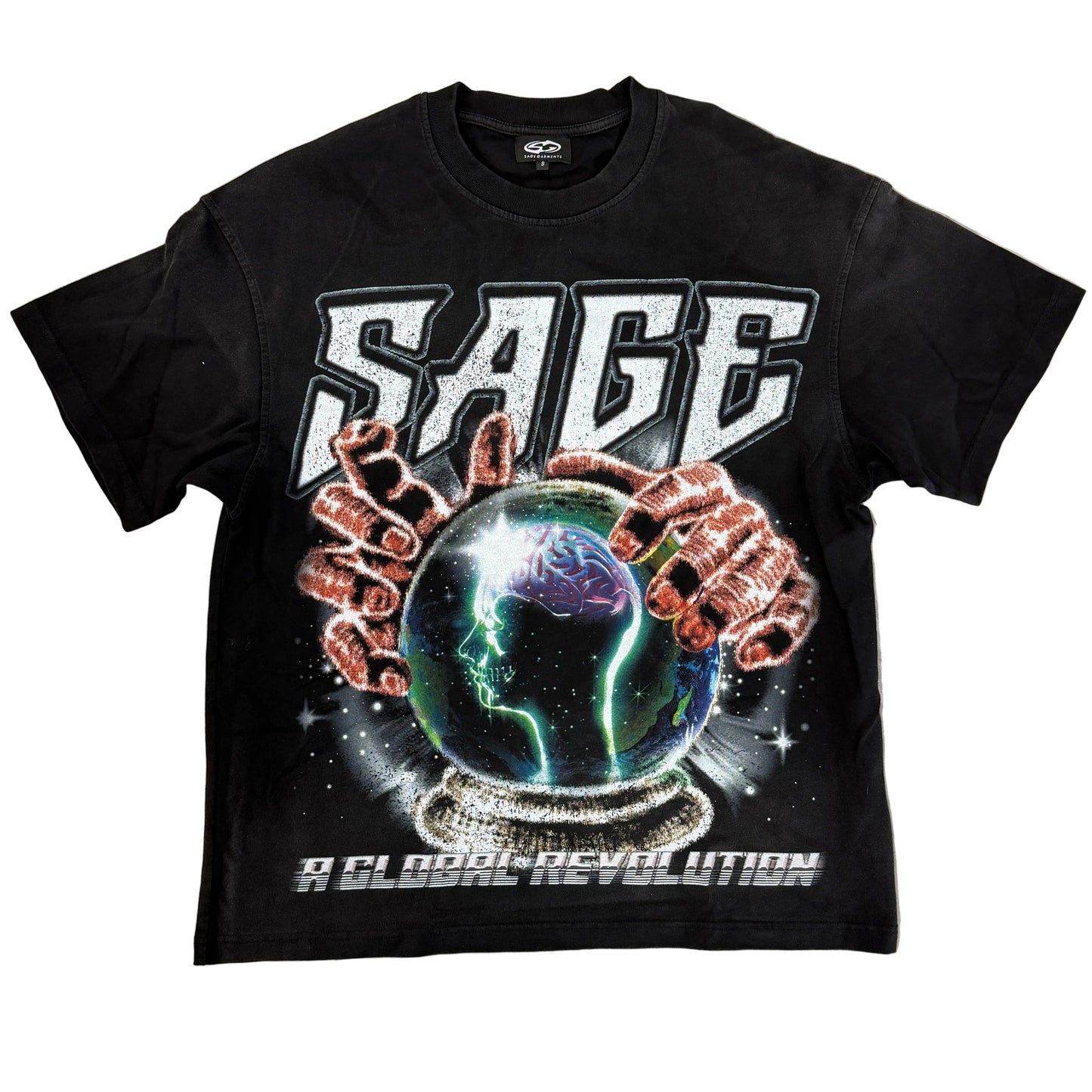 Sage Global Revolution Tee Black