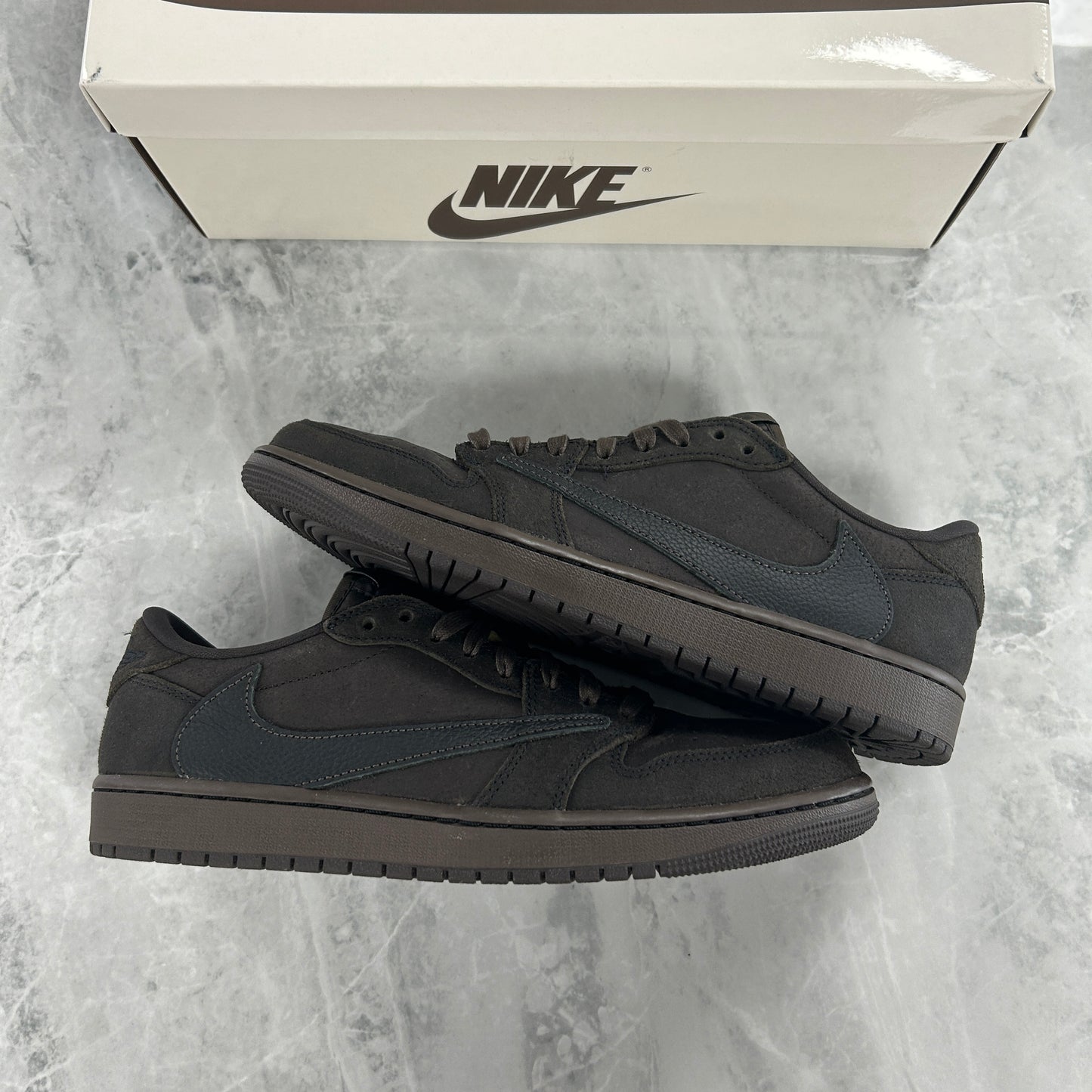 Jordan 1 Low Retro Travis Scott Brown Velvet (USED)