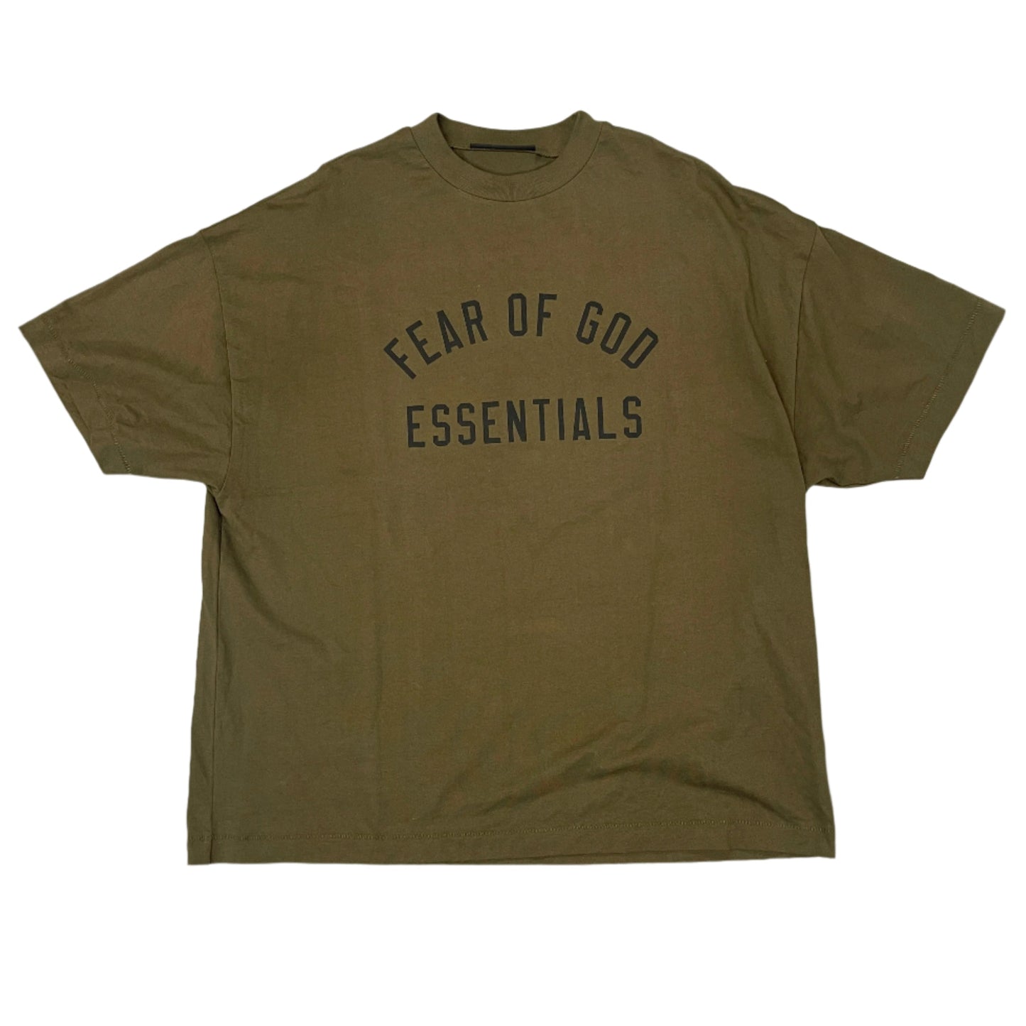 Essentials Olive Spell Out Tee