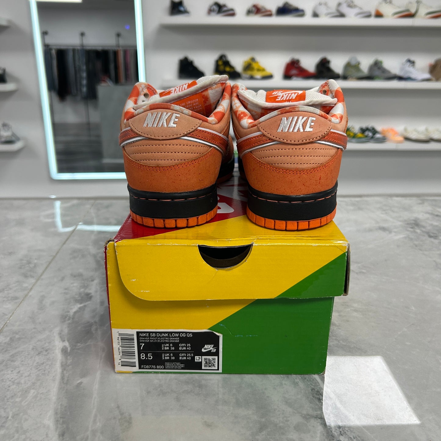 Nike SB Dunk Low Concepts Orange Lobster (USED)