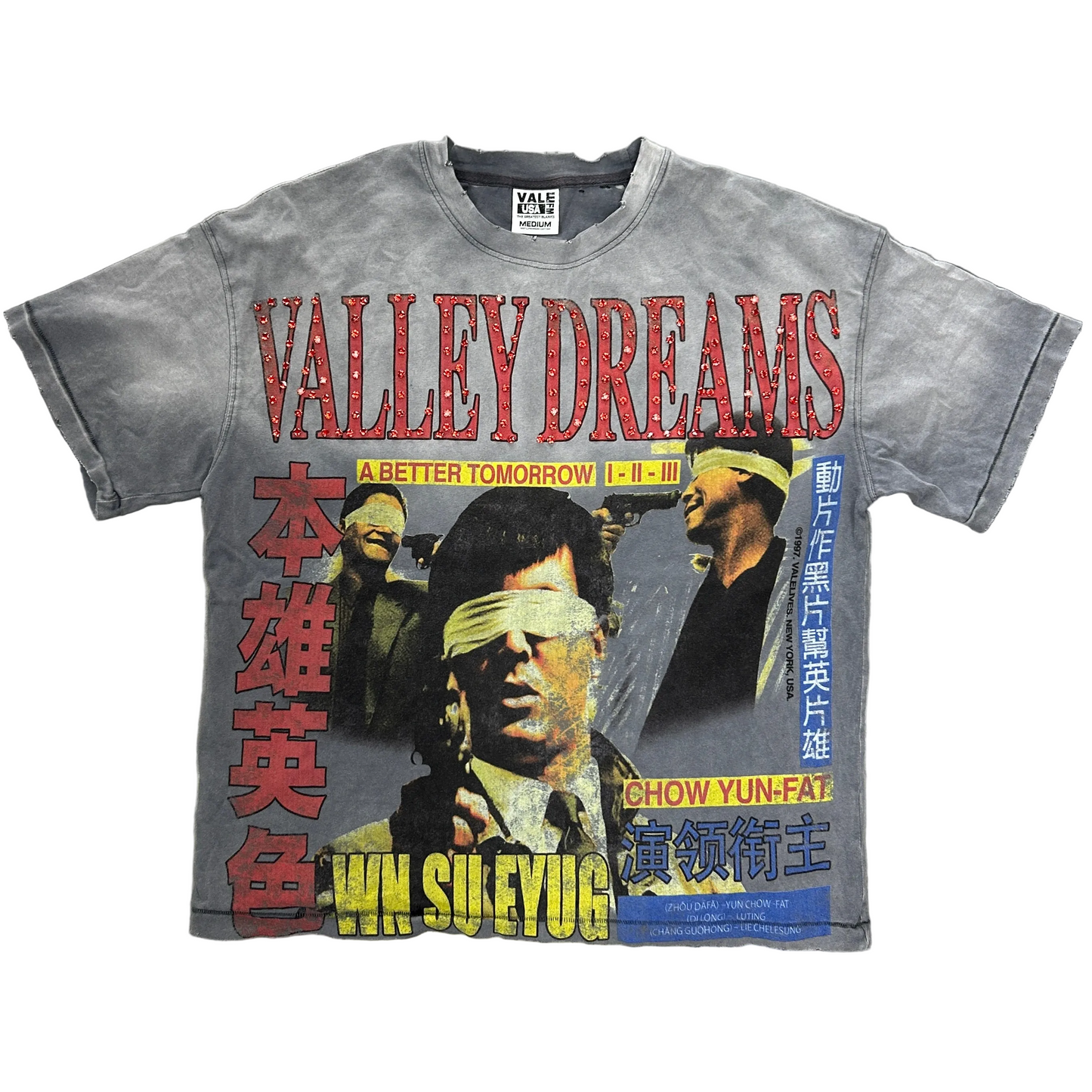 Vale Forever Robber Bling Tee Grey