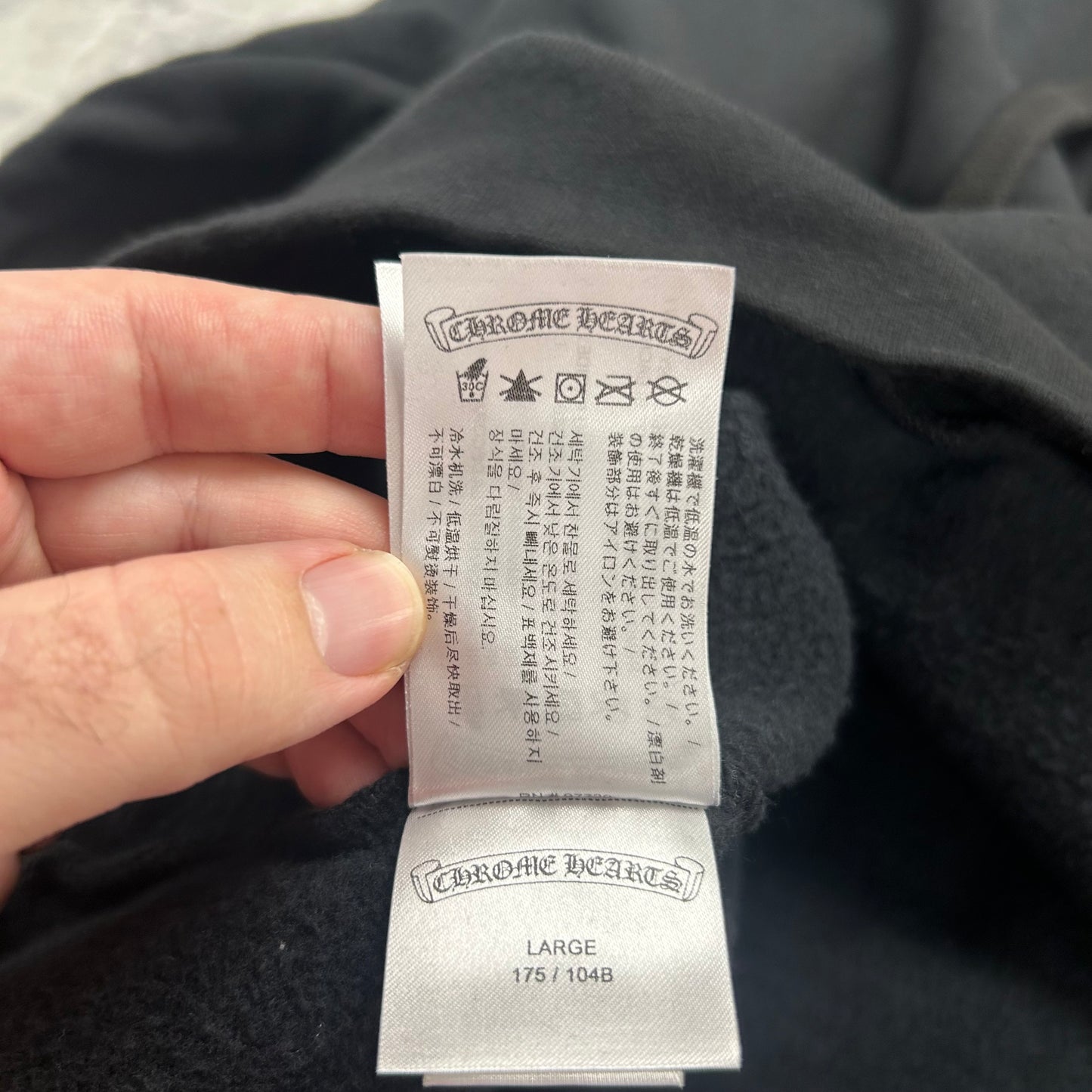 Chrome Hearts Floral Sleeve Horseshoe Hoodie