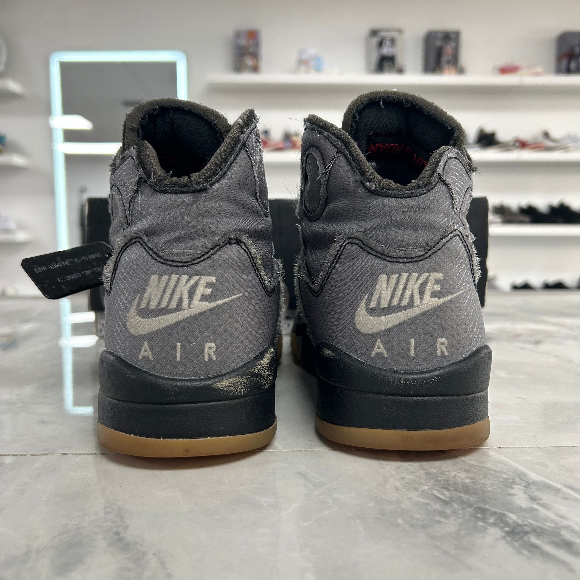 Jordan 5 Retro Off-White Black - view 4