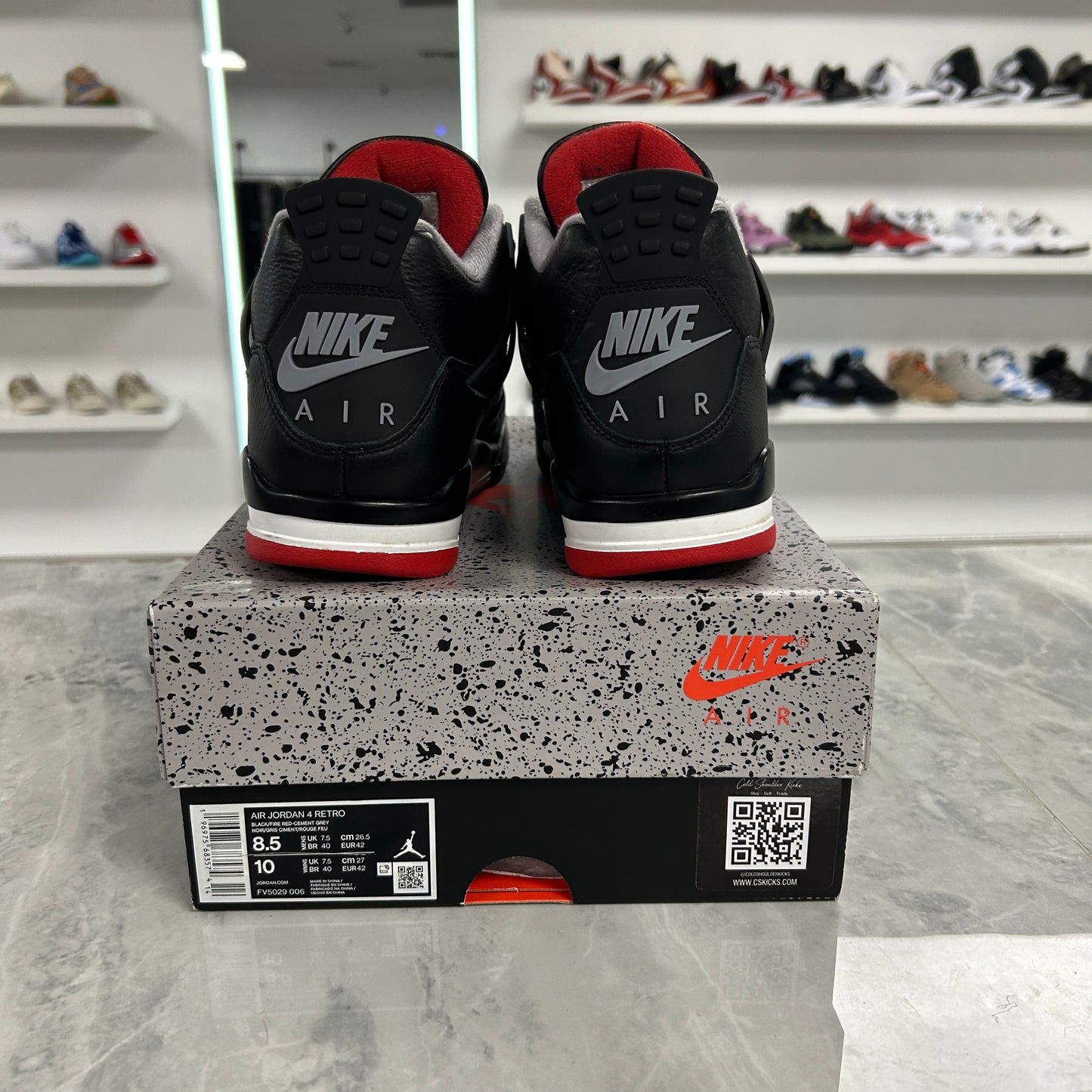 Jordan 4 Retro Bred Reimagined (USED)