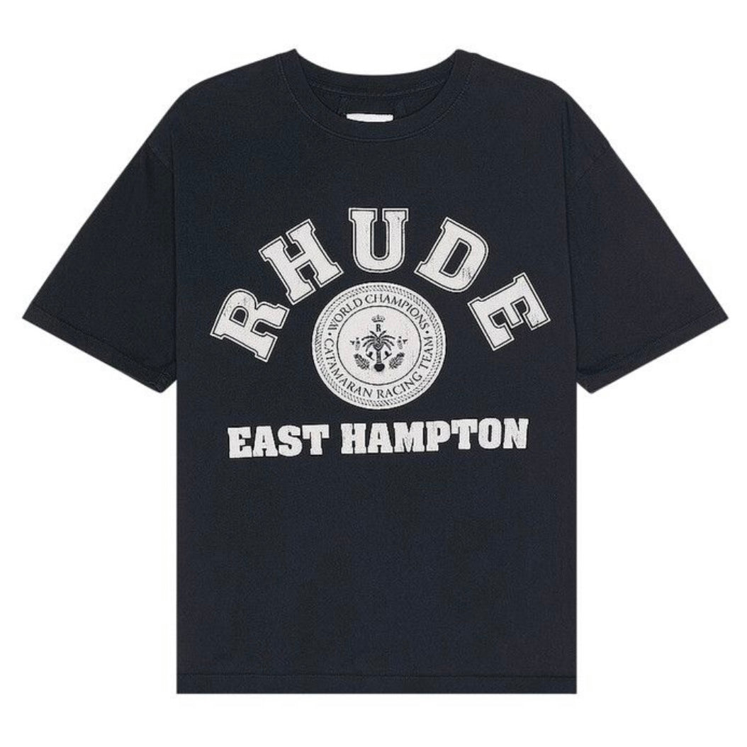 Rhude Hampton Catamaran Tee Vintage Black