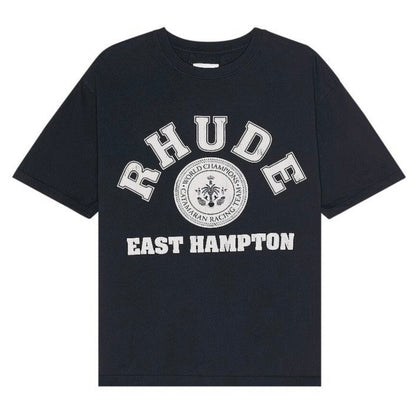 Rhude Hampton Catamaran Tee Vintage Black