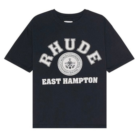 Rhude Hampton Catamaran Tee Vintage Black