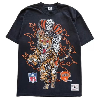 Cincinnati Bengals Mitchell & Ness
x Warren Lotas Black NFL T-Shirt