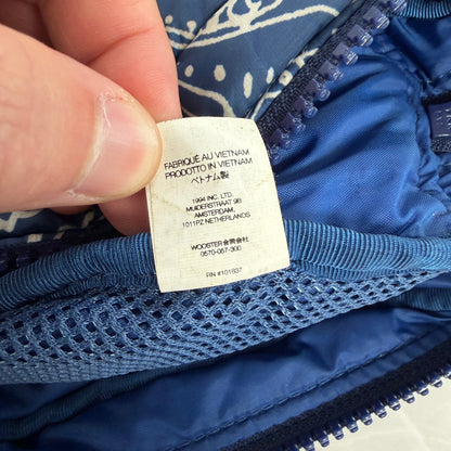 Supreme Puffer Side Bag Blue Paisley