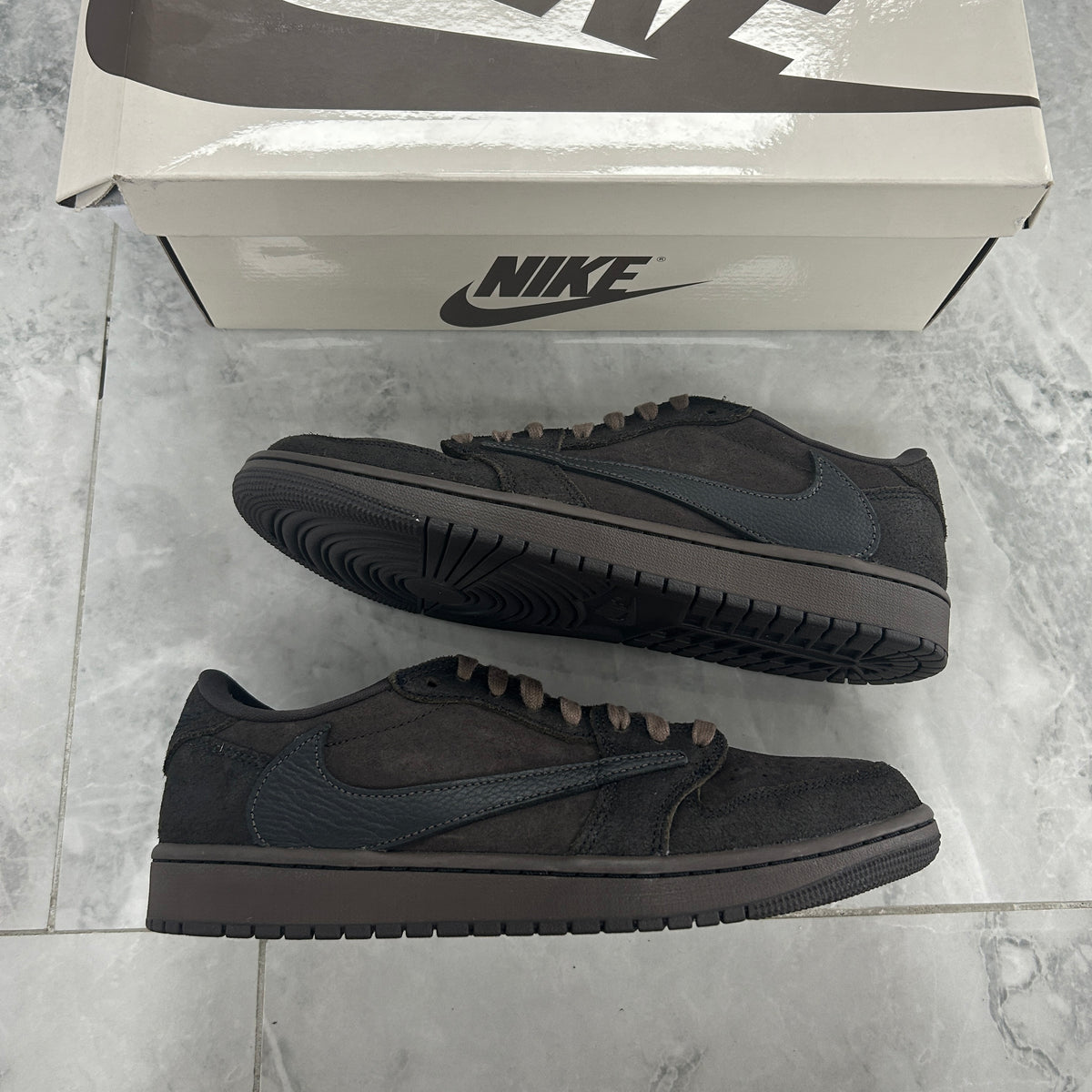 Jordan 1 Retro Low OG SP Travis Scott Velvet Brown (USED)