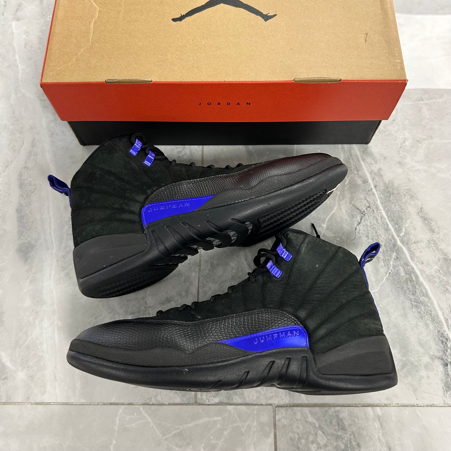 Jordan 12 Retro Black Dark Concord (USED)
