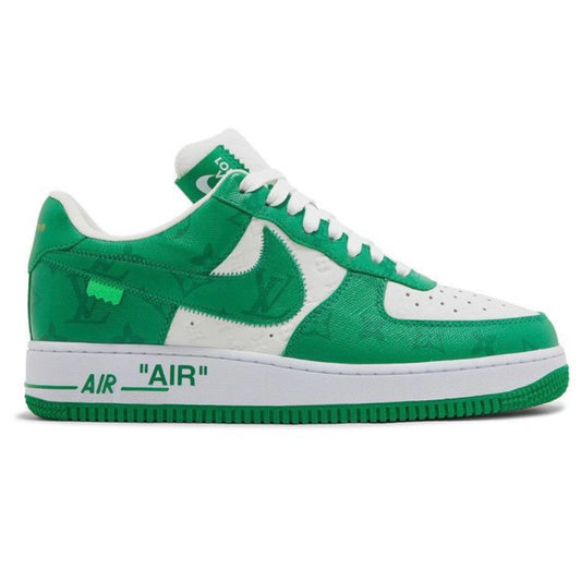 Louis Vuitton Nike Air Force 1 Low By Virgil Abloh White Green (Used)(No Box)