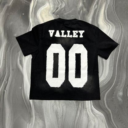 AZVA 00 TEE - VINTAGE BLACK