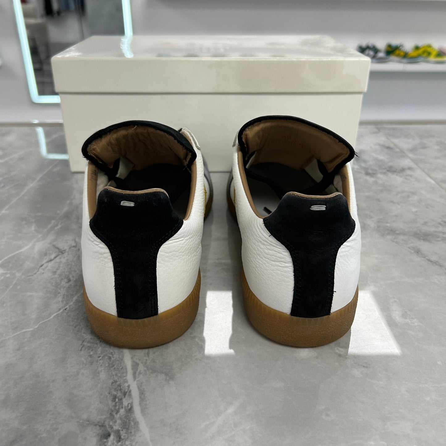 Maison Margiela Croc Leather & Suede Sneaker (Used)