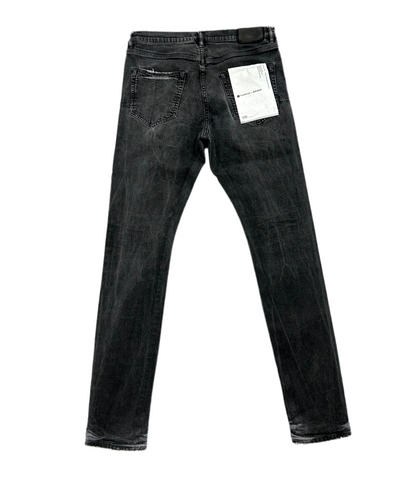 Purple Brand P001 Black Light Wax Skinny Jeans