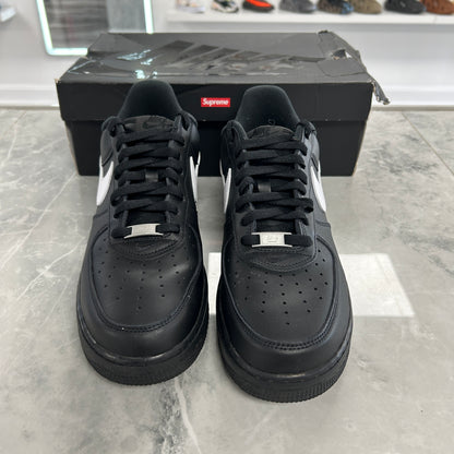 Nike Air Force 1 Low Supreme Black White (USED)