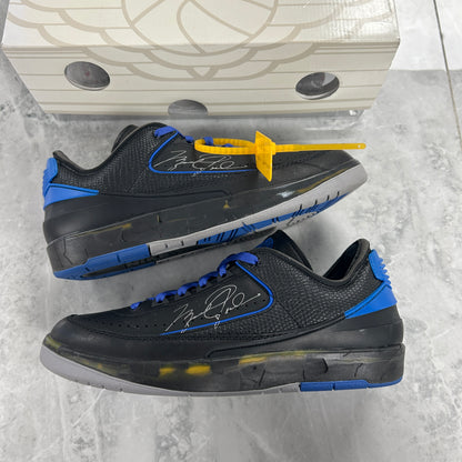 Jordan 2 Retro Low SP Off-White Black Blue (USED)