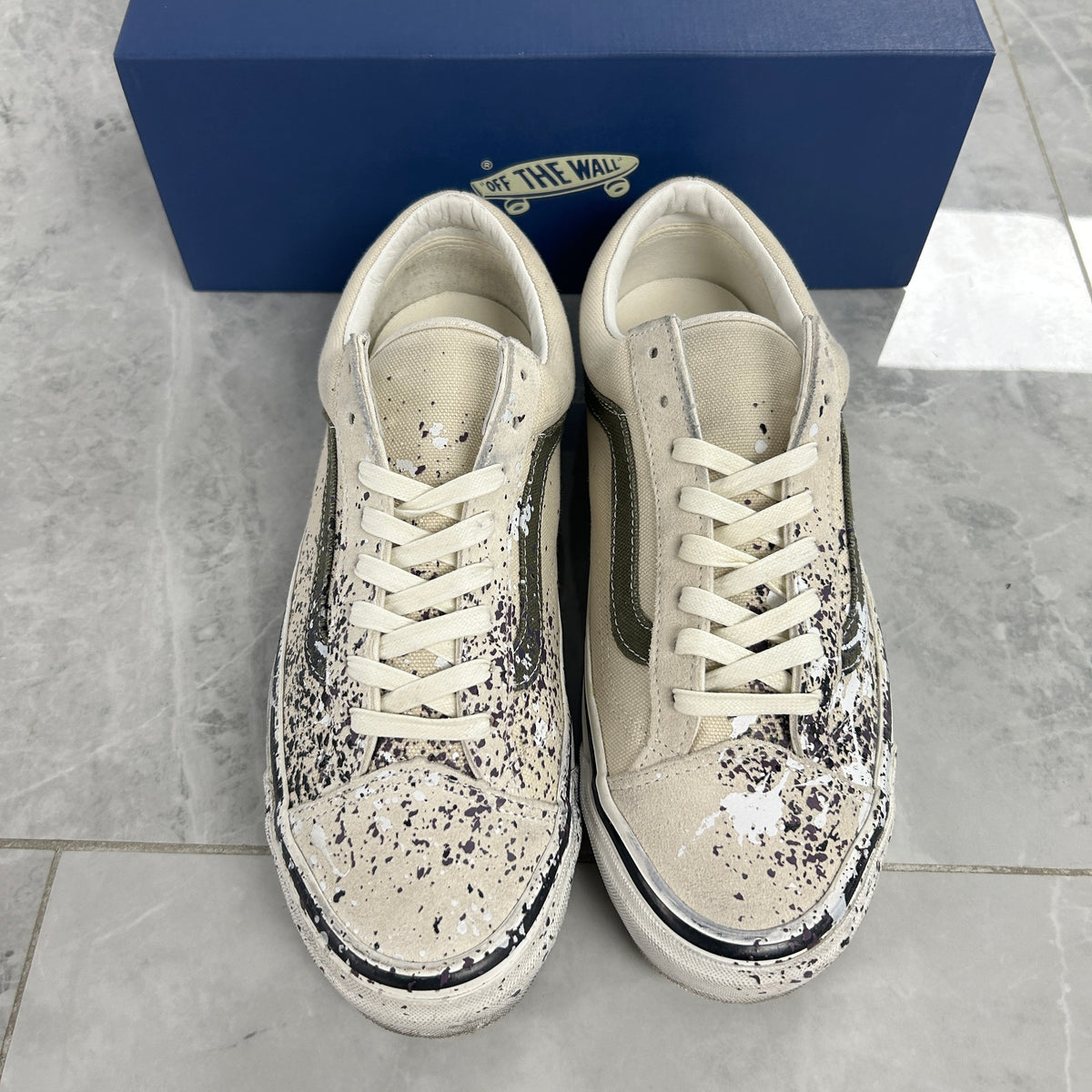 Vans Premium Old Skool 36 Paint Splatter Turtledove (USED)