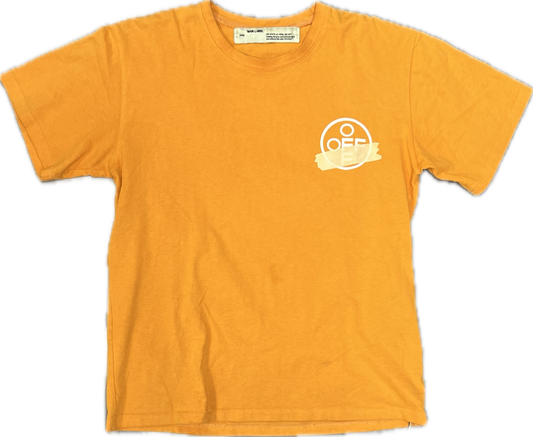 Off-White Tape X Logo Orange Short Sleeve Tee