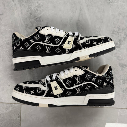 Louis Vuitton Textile Monogram Trainer Sneaker (Used)(No Box)