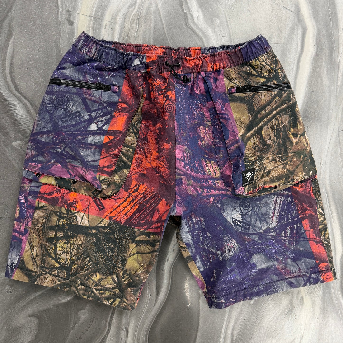 Supreme SOUTH2 WEST8 River Trek Shorts Multi Camo (SS21)