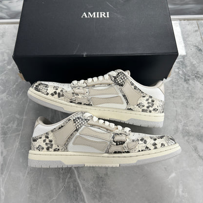 AMIRI Skel Top Low Snake Alabaster (USED)