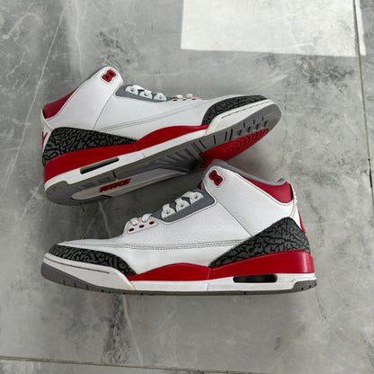 Jordan 3 Retro Fire Red (2022)(Used)(No Box)