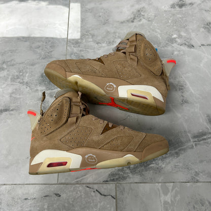 Jordan 6 Retro Travis Scott British Khaki (USED NO BOX)