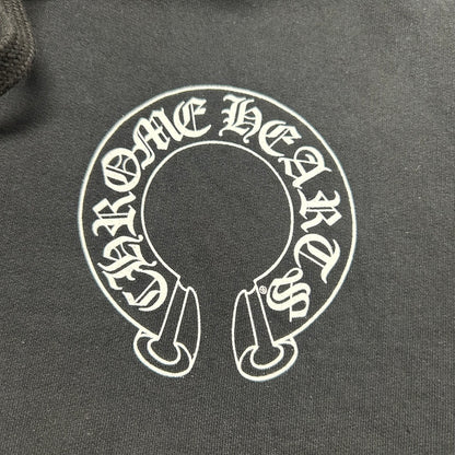 Chrome Hearts Floral Sleeve Horseshoe Hoodie