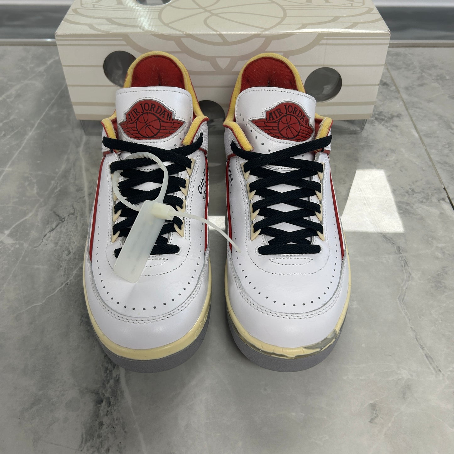 Jordan 2 Retro Low SP Off-White White Red (USED)